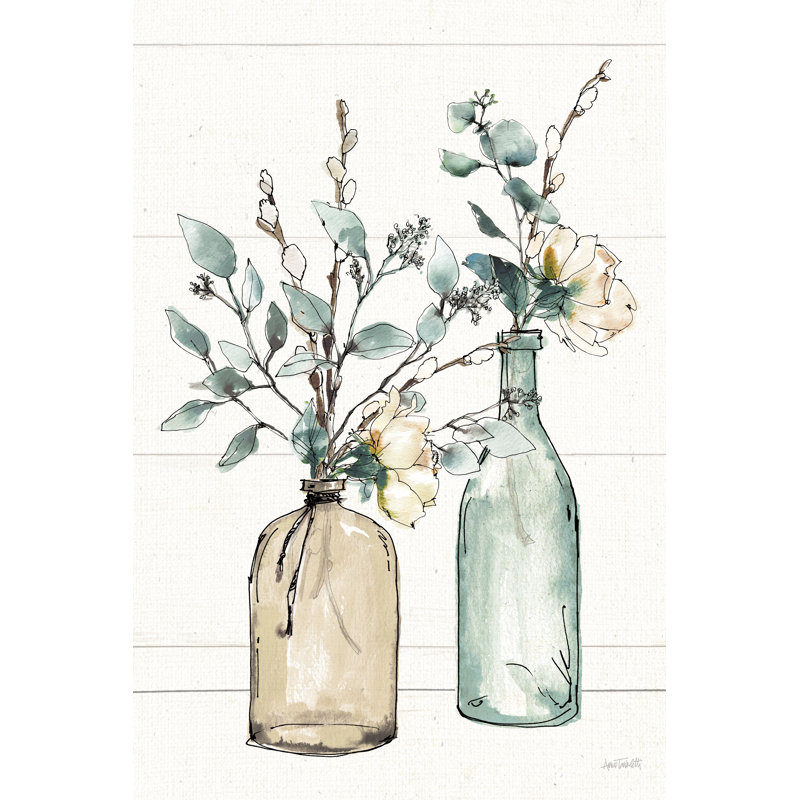 «Modern Farmhouse II Crop» par Anne Tavoletti, reproduction d'art sur toile, H 12 po x l 8 po