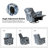 Antasia 34'' W Rocking Swivel Nursery Recliner-86675458