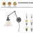 Gundelinda Wrought Iron Swing Arm Sconce