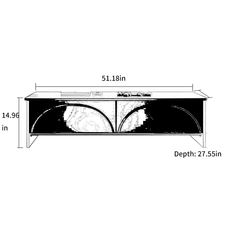 Table basse avec rangement