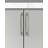 Slim Series 6-1/4 in. (160 mm) Center-to-Center Modern Satin Nickel Cabinet Handle/Pull (5-Pack)-37410871
