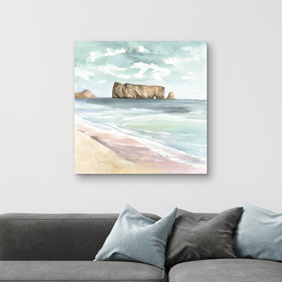 Rocher percé - 32"x32" art on canvas