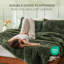 Ensembles d'édredon pour grand lit - 3 pièces de literie en molleton vert olive à double face, esthétique rayée confortable pour les chambres modernes et d'invités, décoration intérieure de luxe toutes saisons-105492182-105492178