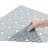 21"x21" Non-slip Silicone Shower Mat Gray