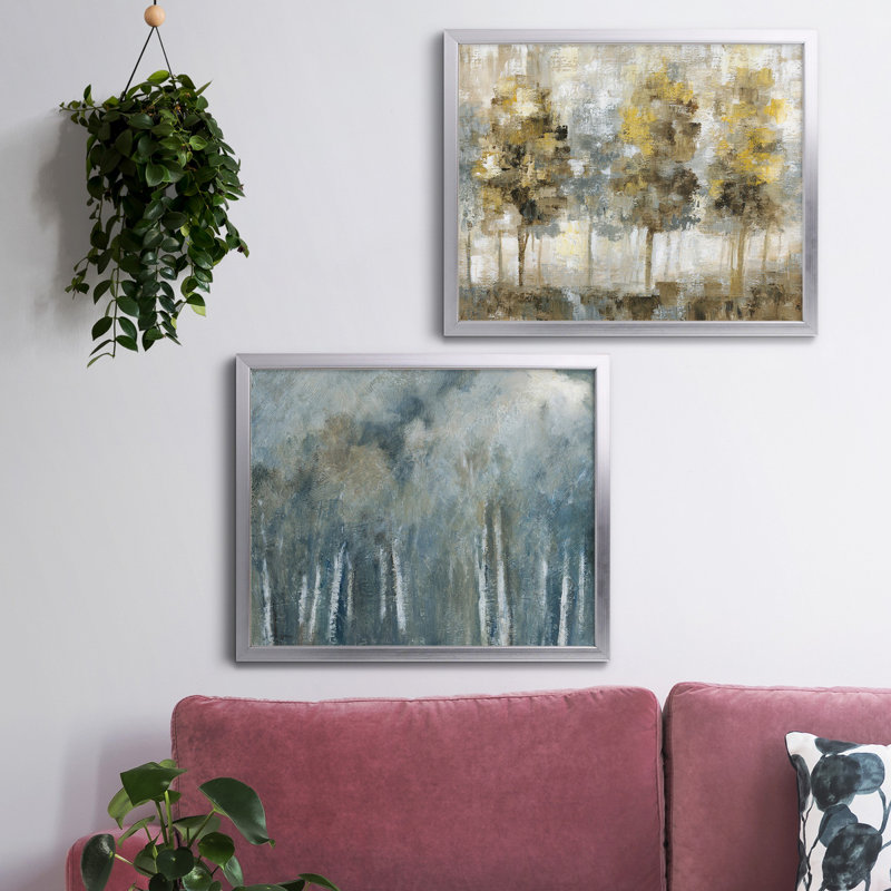Reproduction de photo sur toile, Toile avec cadre argenté, Pas de tapis