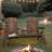 2-Seat Wooden Adirondack Loveseat With Table - Stylish Patio Bench For Deck And Outdoor Gatherings-356011665