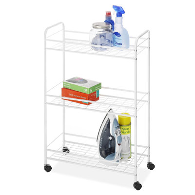 Metal Laundry Cart with Wheels