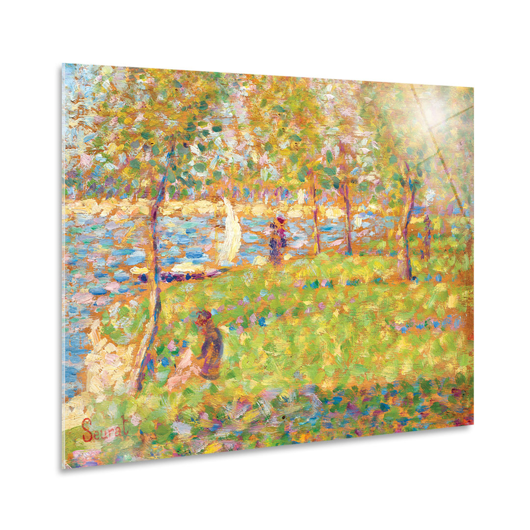 Acrylbild Studie für die Grande Jatte von Georges Seurat