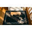 Antique Black Color Minimalist Open Field Chinese Art Deco Rug