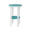 Berlin Gardens Regular Top With White Base Round End Dining Table-1153187780-1153187782