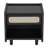 Antionette Mid-Century Modern PE Rattan Nightstand with Open Shelf and Drawer-1727242548