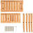 Deluxe 18.5'' W Bamboo Shower Bench