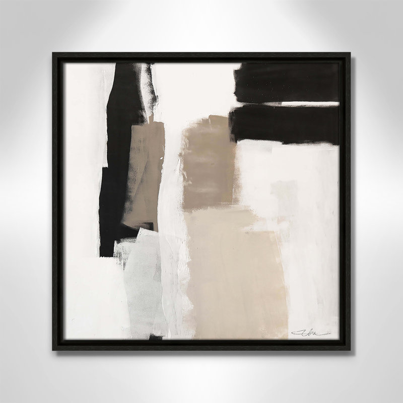 Earth Scapes II-A Print by Casa Fine Arts, 17.5" H x 17.5" W x 2" D, Espresso Floater Framed