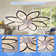 35.4In Ceiling Fan With Lights, Remote Control 3 Colour Temperatures,6 Gear Wind Speed Fan Light