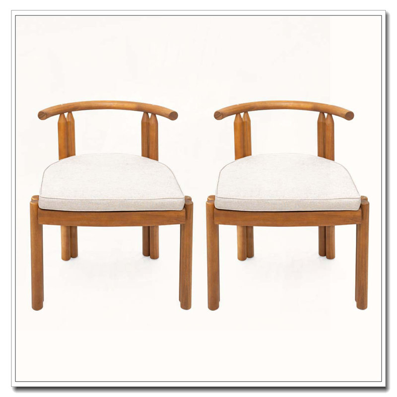 Wood Armless Dining Chair