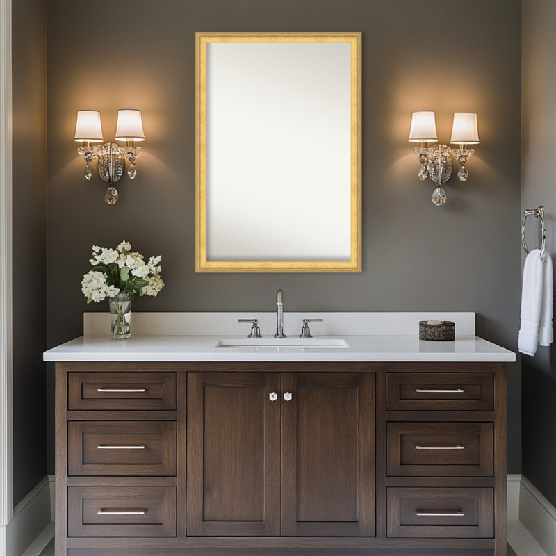 Miroir de salle de bain mural Owen, 27 po x 39 po