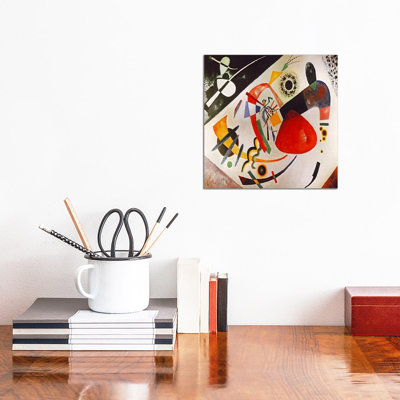 Red Spot by Wassily Kandinsky - Wrapped Canvas Painting