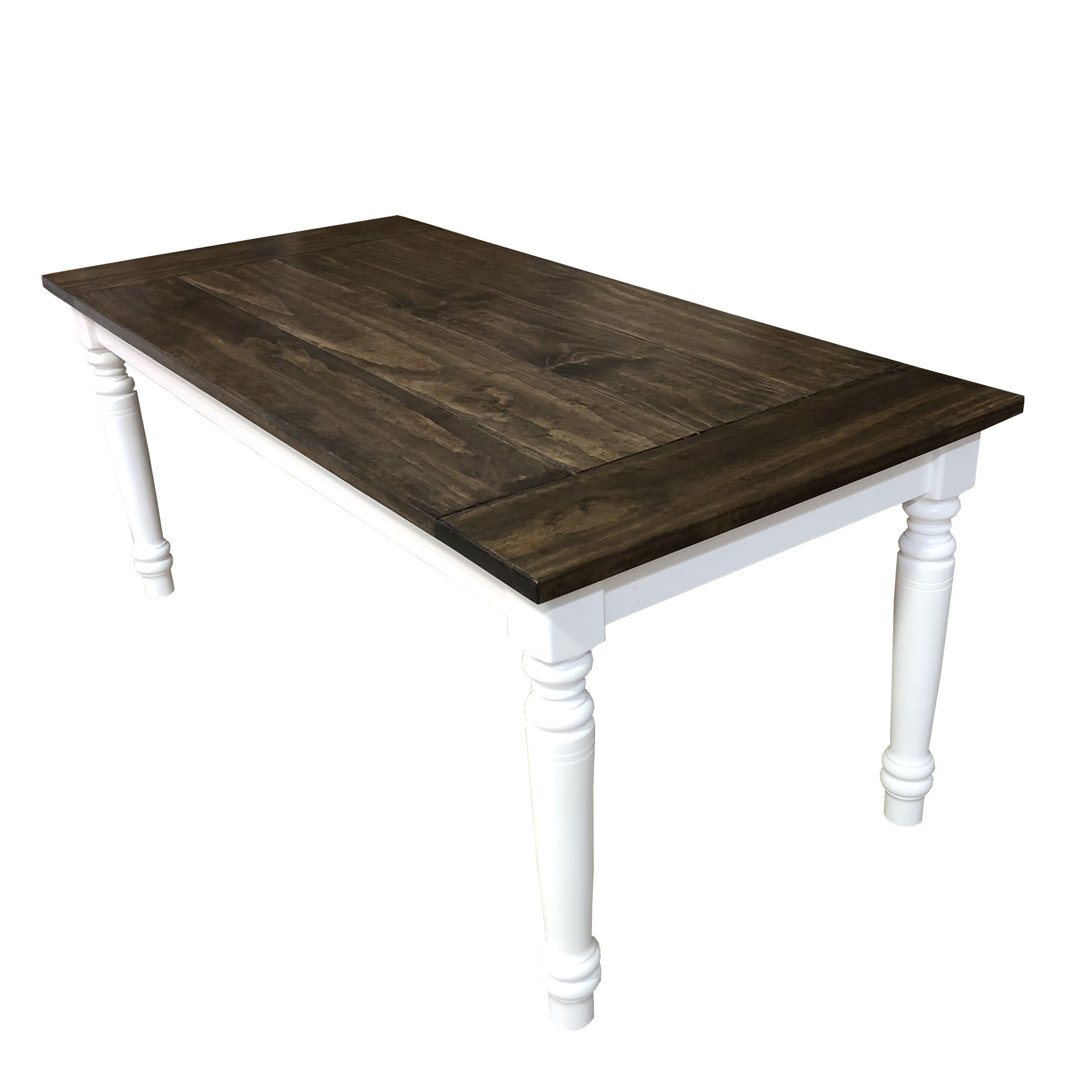 Potapchuk Solid Wood Dining Table August Grove® 