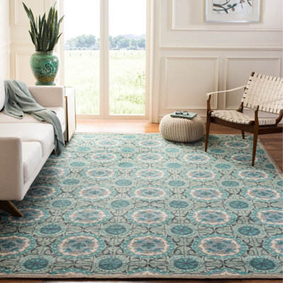 Childers Hand Hooked Performance Geometric Rug