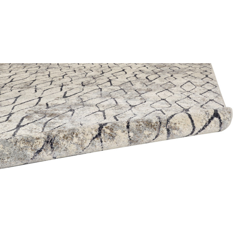 Tapis sable / gris anthracite Costigan, Rectangle 2 pi 2 po x 3 pi