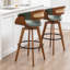 Swivel Upholstered Counter Stool-535603318-535603323
