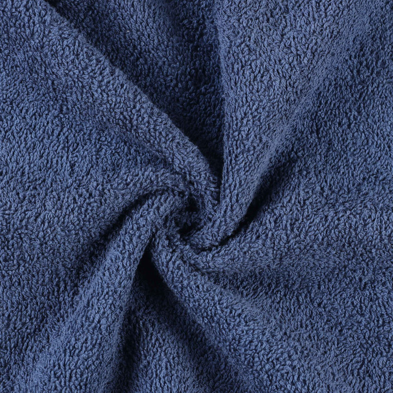 Ensemble de serviettes de bain 100% coton filé à anneaux de qualité supérieure 450 g / m² Superior, Navy Blue