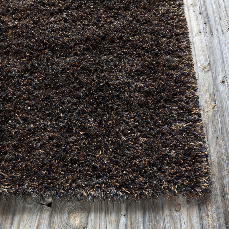 Tulip Red Area Rug, Brown, Rectangle 7'9" x 10'6"