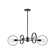 Alexandro 4 - Light Fabric Dimmable Sputnik Modern Linear Chandelier