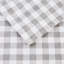 Drap imprimé à carreaux gris à motif de chevrons, 4 pièces, 100% flanelle de coton, doux au toucher, drap-housse élastique, lavable à la machine