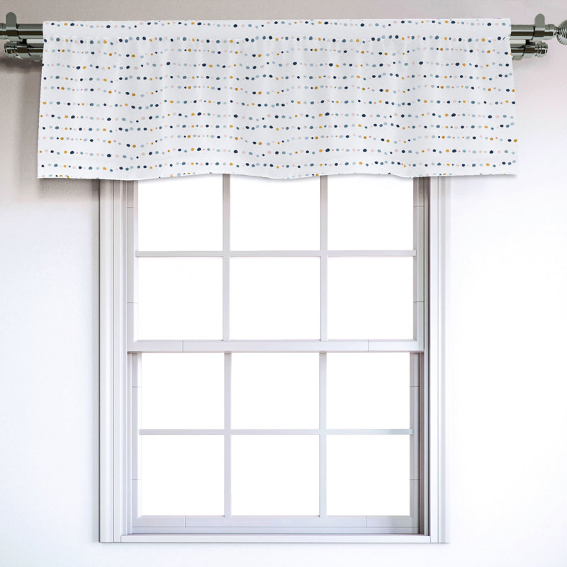 Sateen Ruffled Window Valance