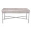 Upholstered Cowhide Bench-377570843