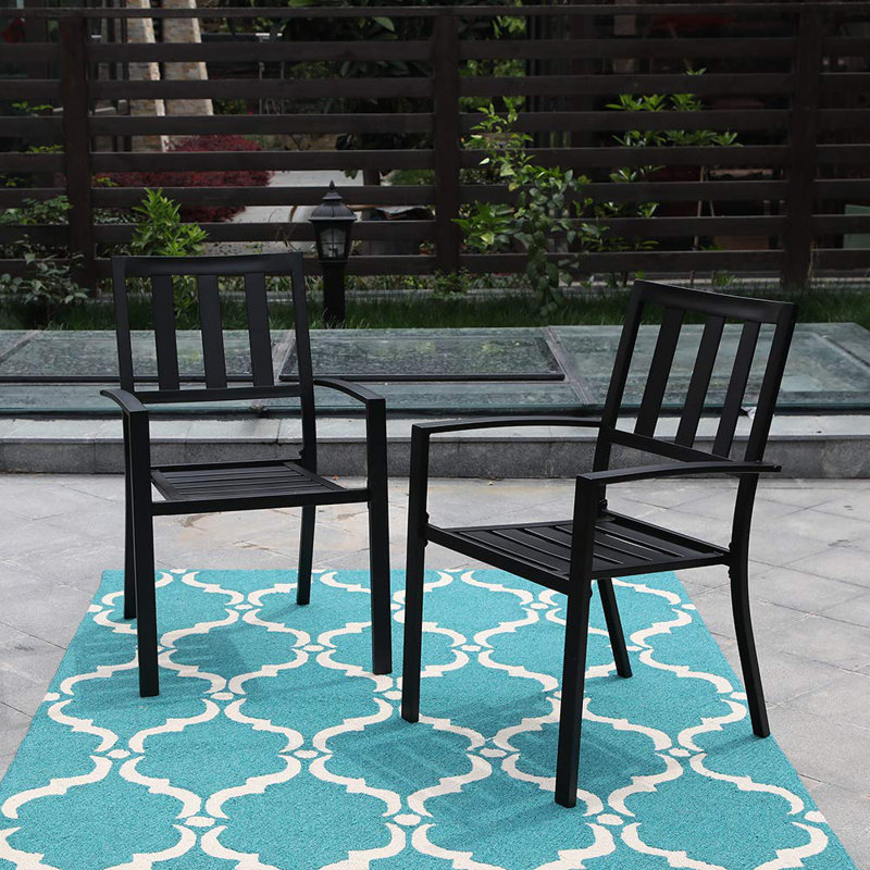 Stackable Outdoor Patio Dining Armchair