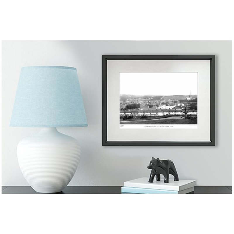 Cockermouth, General View 1906 by Francis Frith - Single Picture Frame Print, 28cm H x 36cm W x 2.3cm D