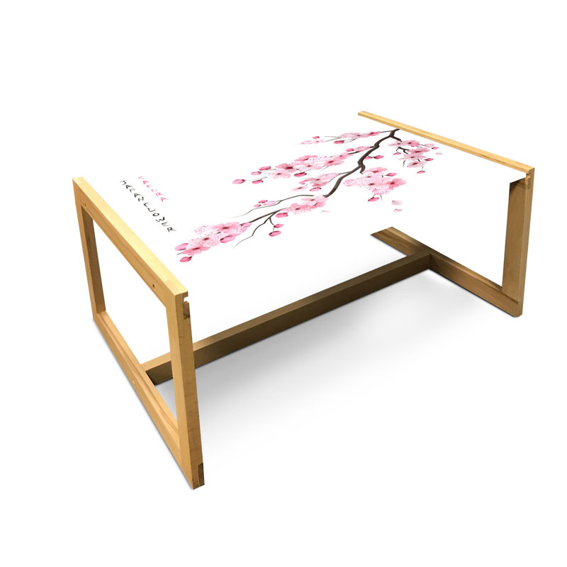 Ingfried Trestle Coffee Table, 40cm H x 91cm W x 62cm D