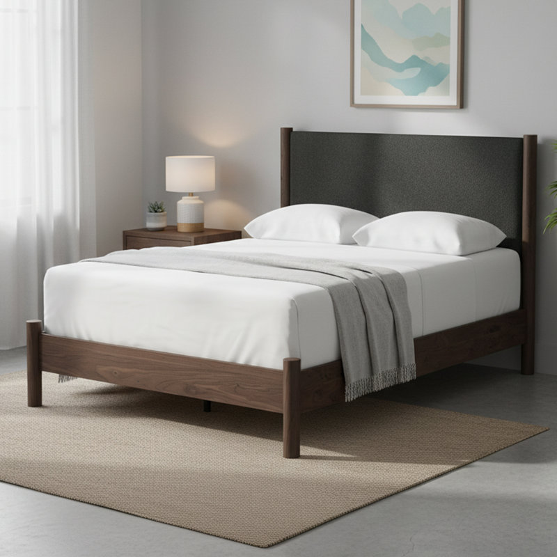 Cadmori Queen Upholstered Panel Bed, Queen