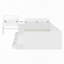 Lit plateforme en bois avec coiffeuse-1967516069
