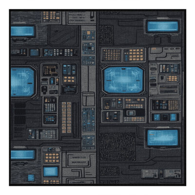 Machine Washable Transportation Black Area Rug