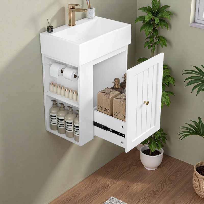 Meuble-lavabo de 20 pouces avec lavabo en céramique