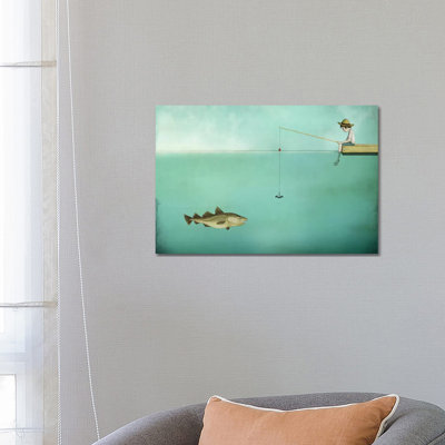 Fish by Majali - Wrapped Canvas Painting