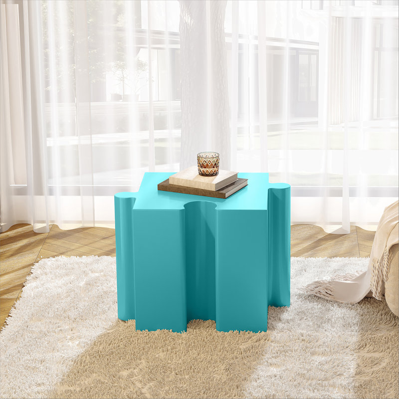 Table de bout, petite table d'appoint, table d'appoint pour l'intérieur et l'extérieur, H 17,75 po x l 15,5 po x P 15,5 po, 1