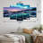 Rustic Cities & Countries Wall Decor on Metal