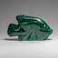 Genuine Polished Malachite Fish Carving (422.2 Grams)