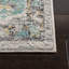 Tapis oriental ivoire / turquoise Felty-647721635