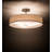 Cilindro Textrene Fabric Semi Flush Mount