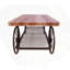 Table basse en chêne et gris antique