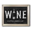 «Wine A Little», reproduction d'art sur toile-585654259