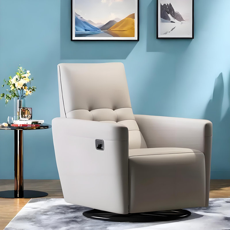 Quality fashion sofa rotation casual lazy recliner, Beige