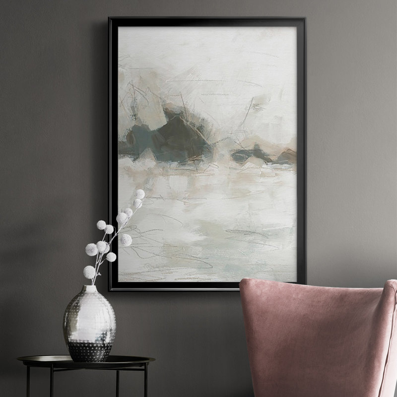 Horizon Break I - reproduction de cadre photo simple, H 42,5 po x l 30,5 po x P 1 po, Noir