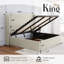 Upholstered Lift-Up Storage Bed with Wingback Headboard-2134493672-2096929604