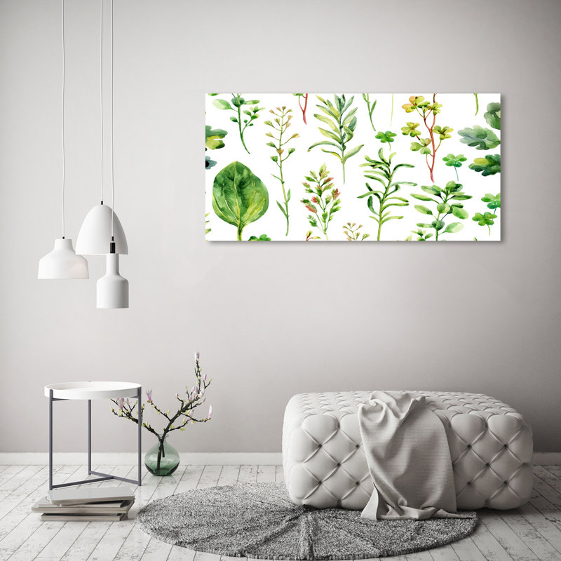 Herbs And Weeds - Wrapped Canvas Print